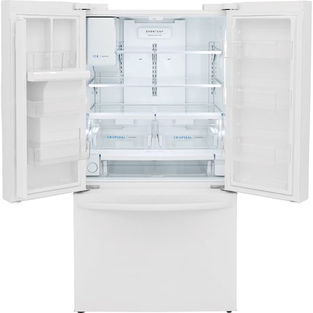 Frigidaire 27 cu. ft. French Door LED-Equipped Refrigerator FRFS2823AW